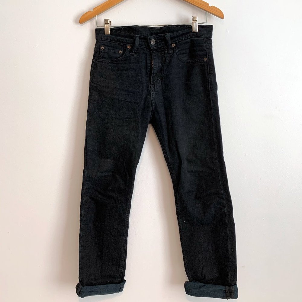 Levi's Black Slim Straight Jeans